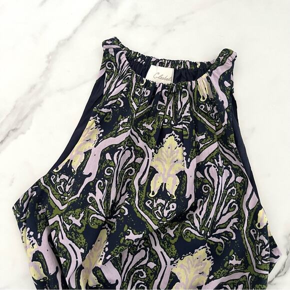 Tuckernuck Cleobella Becca midi dress floral Sz Small Summer boho chic coastal - Picture 7 of 13